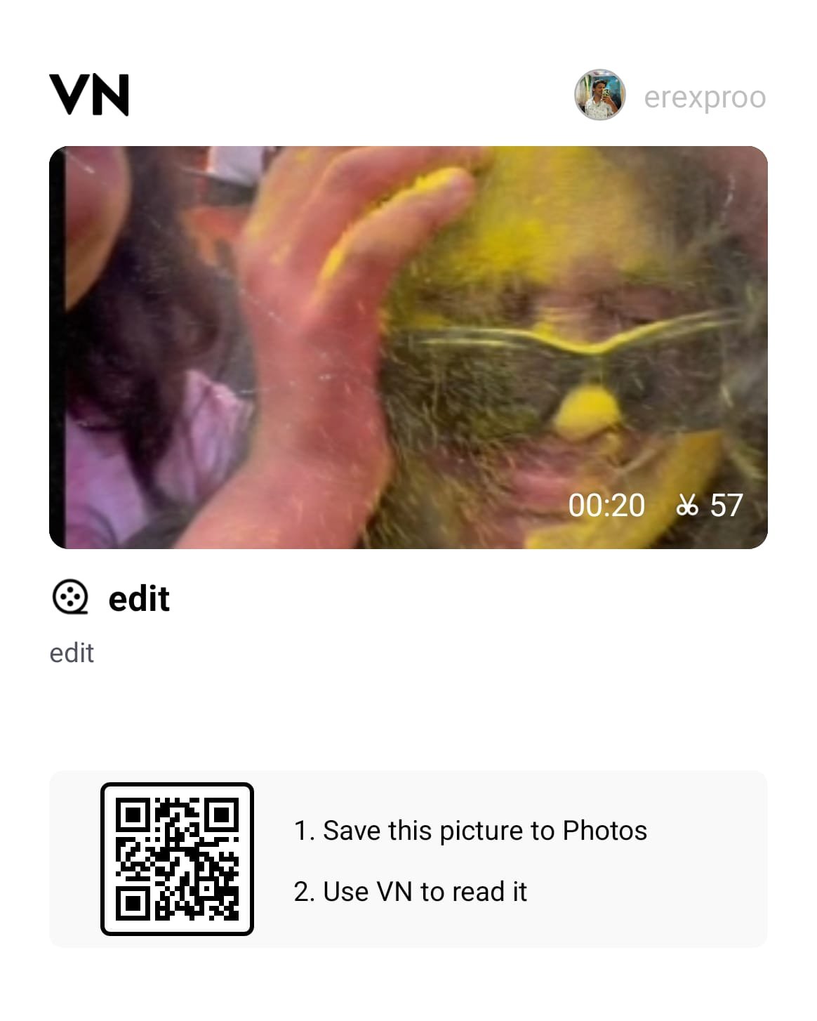 Holi Vn qr Code Template